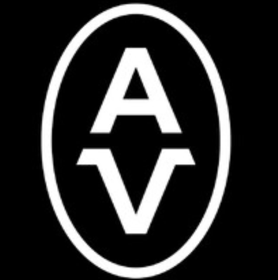 AV branding studio logo