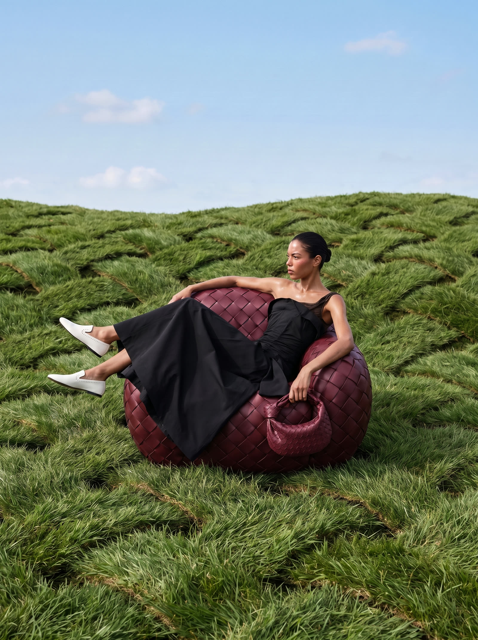 bottega veneta concept campaign still, texture close-up